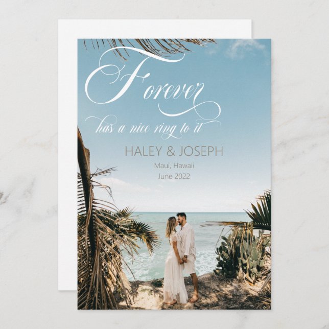 Anuncio Siempre Tiene Un Buen Anillo Para El Compromiso De (Anverso / Reverso)