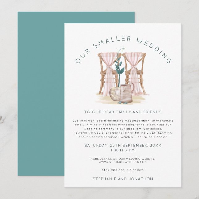 Anuncio Sillas de boda boho más pequeñas (Anverso / Reverso)