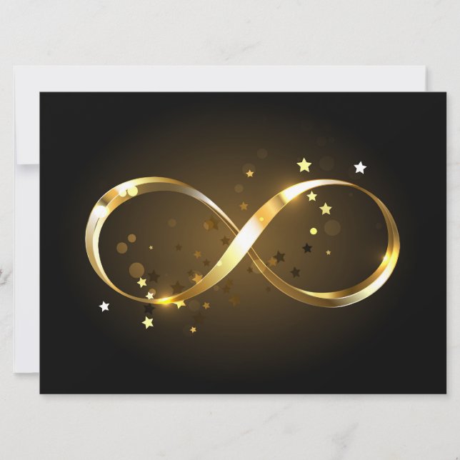 Anuncio Símbolo de infinito dorado (Anverso)