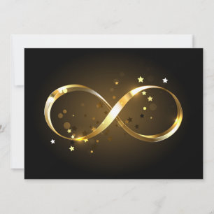 Anuncio Símbolo de Infinito Dorado