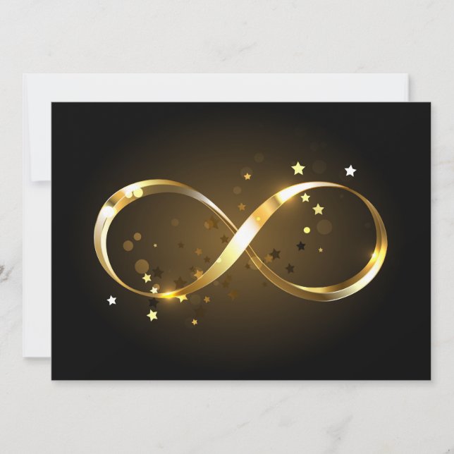 Anuncio Símbolo de Infinito Dorado (Anverso)