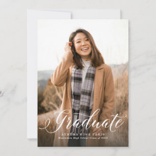 Anuncio Simple graduación de una foto