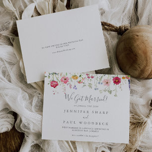 Anuncio Simple multicolor Elopement Wildflower