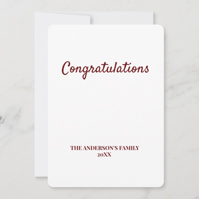 Anuncio Simple y mínimo añadir el nombre de texto del logo (Anverso)