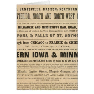 Anuncio sobre el lago Superior Iowa y Minnesota