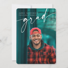 Anuncio Sobreposición de guión moderno Dos Graduaciones de