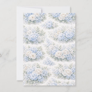 Anuncio SoftBlue Patrón Floral Botánico Romántico Elegante