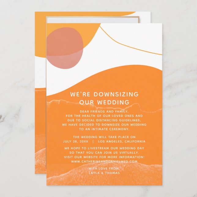 Anuncio Sol Mar Arena Foto Estamos Reduciendo el Tamaño de (Anverso / Reverso)