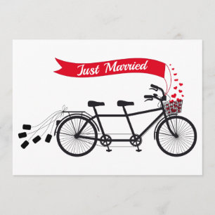 Anuncio Solo casada, bicicleta tándem boda