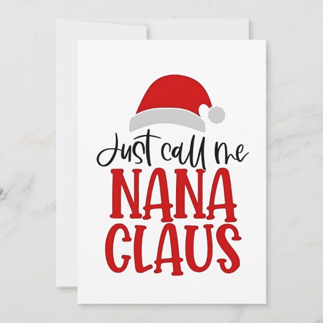 Anuncio Sólo Llámame Nana Claus Navidades Mamá (Anverso)