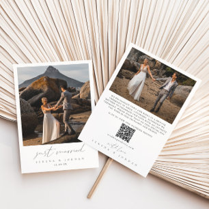 Anuncio Solo se casó con dos Bodas de código QR de foto