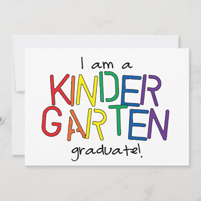 Anuncio Soy graduado de jardines de infancia (Anverso)