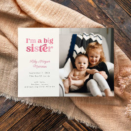 Anuncio Soy una hermana grande (rosa)