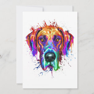 Anuncio Splash Art Great Dane Puppy Lover Regalos