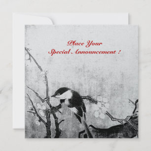 Anuncio SPRT BIRD MONOGRAM gris blanco negro