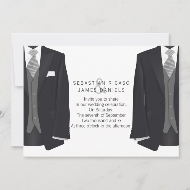 Anuncio Sr. Suit y Boda de Tie Gay (Anverso)