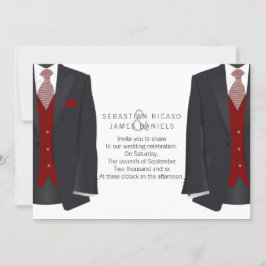 Anuncio Sr. Suit y Boda Gay Red Tie