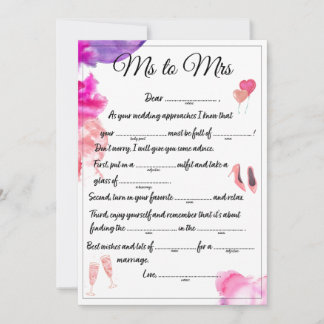 Anuncio Sra. a la Sra. Libs blanca