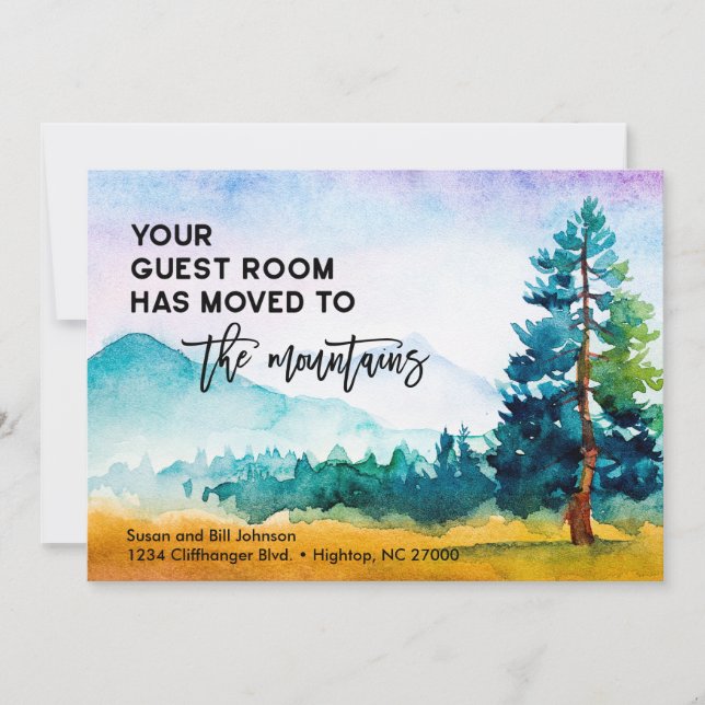 Anuncio Su habitación de huéspedes se mudó a la nueva casa (Anverso)