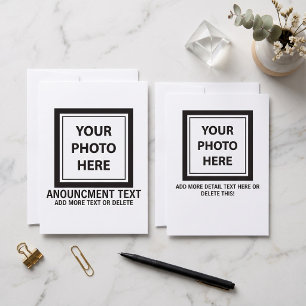 Anuncio Subir imagen foto y agregar texto – Personaliza de