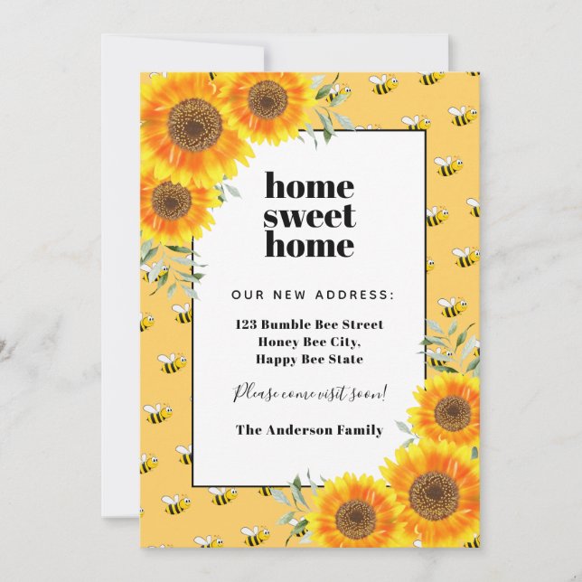 Anuncio Sunflower feliz burbuja las abejas nuevo hogar en  (Anverso)