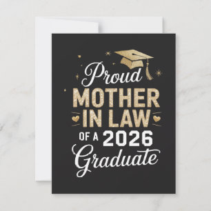 Anuncio Súper Orgullosa Suegra de Graduado de 2026