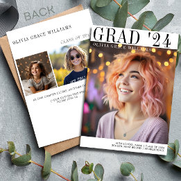 Anuncio Superposición de graduación minimalista moderna 20