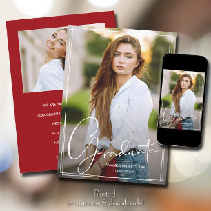 Anuncio Superposición de guión 2 Graduación de fotos