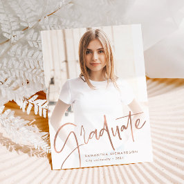 Anuncio Superposición de script de moda | Dos Graduaciones