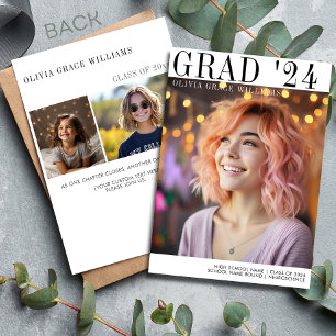 Anuncio Superposición Minimalista moderna de la graduación