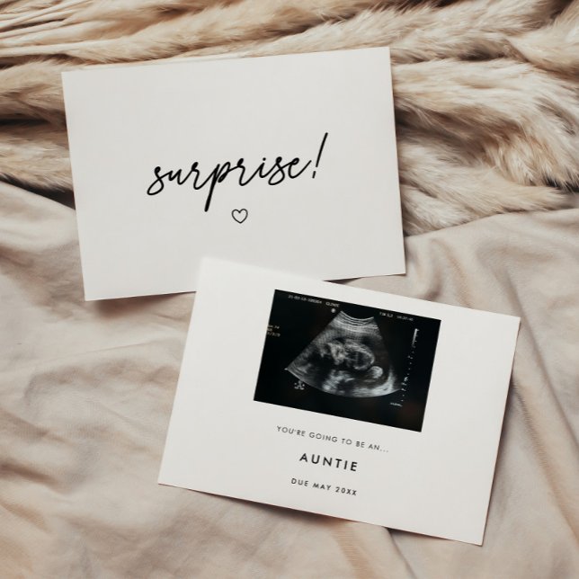 Anuncio "Surprise!" New Auntie/Grandparents/Nana Pregnancy (Subido por el creador)