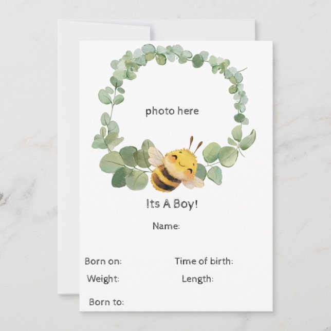 Anuncio Sweet Bee Birth (Anverso)