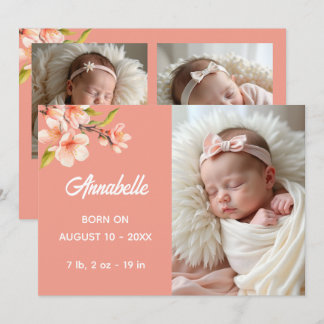 Anuncio Sweet Peach Multi Photo Baby