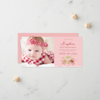 Anuncio Sweet Petite Pink Blooms Baby Photo Birth