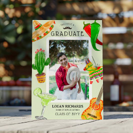 Anuncio Taco sobre un graduado' Graduación Mexicana