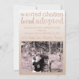 Anuncio Tan Gradiente Deseado Elegido Amado Adoptado