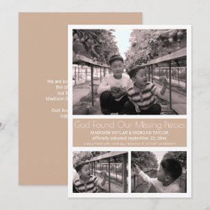Anuncio Tan moderna adopción Minimalista de niños 3 foto