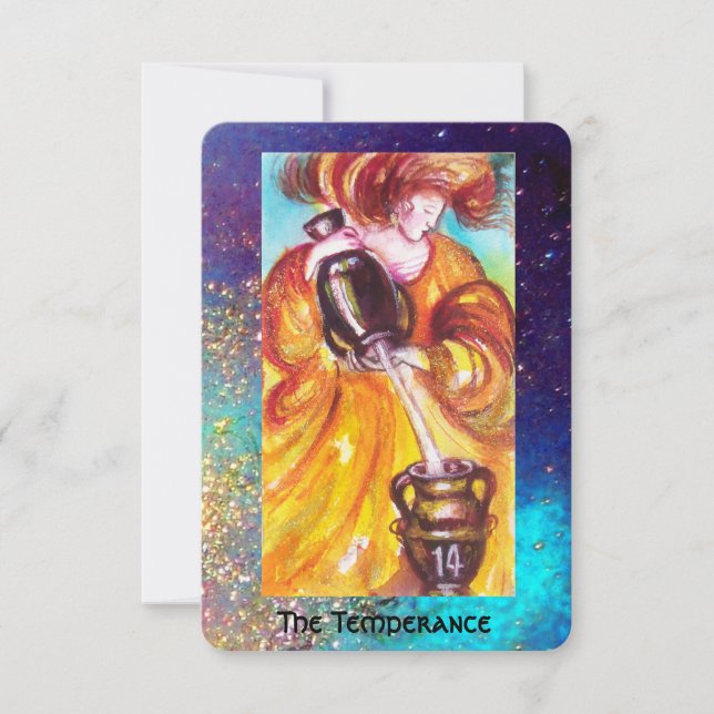 ANUNCIO TAROS DE LAS SOMBRAS PERDIDAS / LA TEMPERANCIA (Anverso)