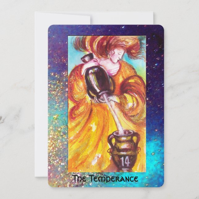 ANUNCIO TAROTS DE LAS SOMBRAS PERDIDAS / LA TEMPERANCIA (Anverso)