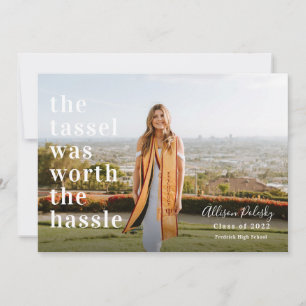Anuncio Tassel valía la foto de graduación de Hassle 2022