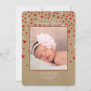 Anuncio Te amo con todo mi nacimiento de la foto del