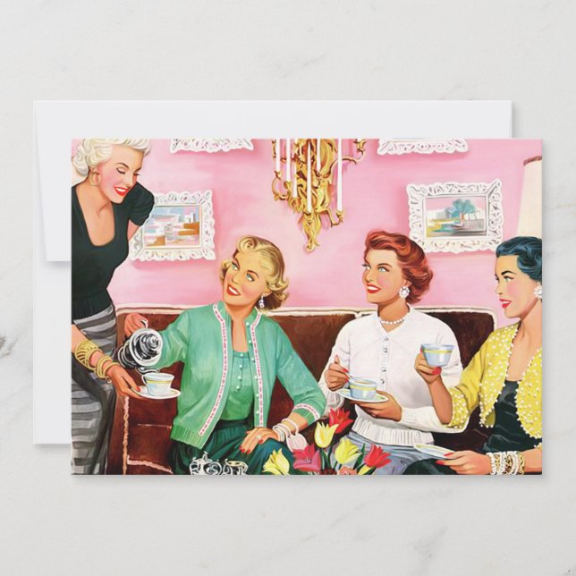 Anuncio Té de la tarde de los años 50 (Anverso)