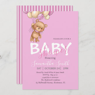 Anuncio ¡Te invitan a un Baby Shower de Boho Bear!