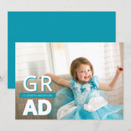 Anuncio Teal Kids Photo Graduation
