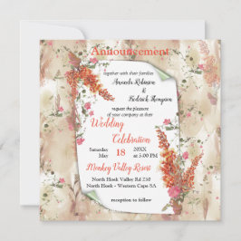 Anuncio Tema botánico elegante de tono neutro de otoño