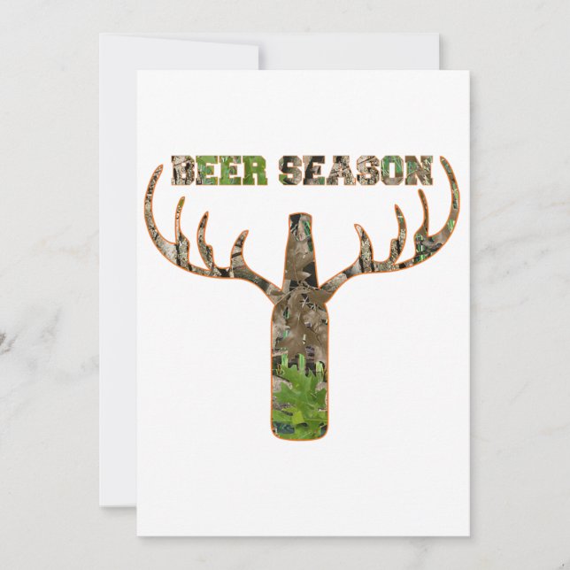 Anuncio Temporada De Caza De Cervezas Regalo De Temporada  (Anverso)