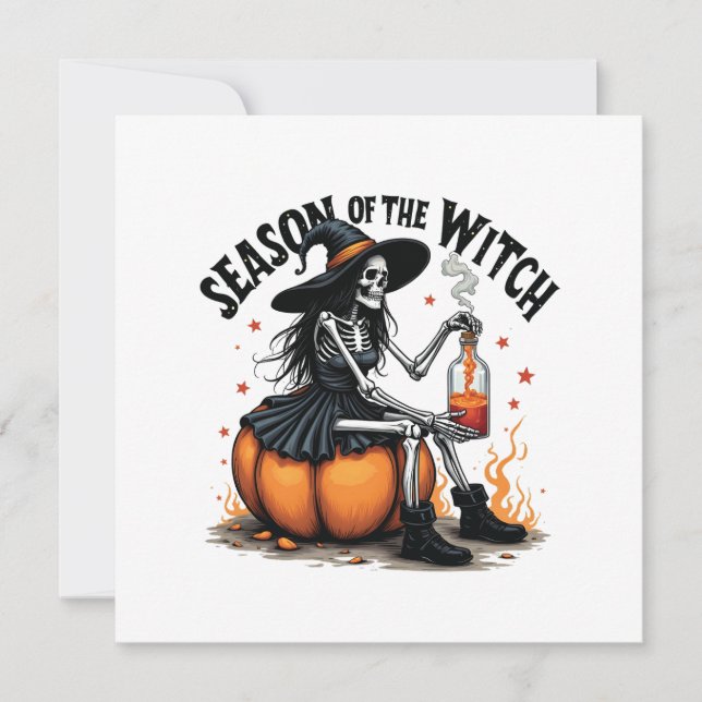 Anuncio Temporada de la bruja Tocante Hallowee Wtich (Anverso)