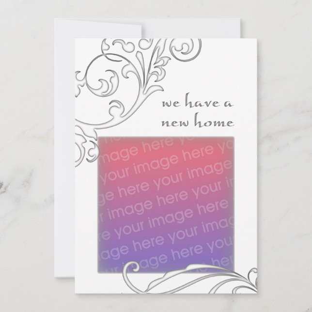 Anuncio tenemos un nuevo hogar : florecer blanco (Anverso)