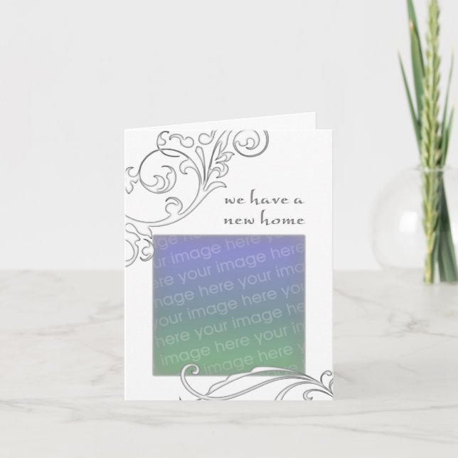 Anuncio tenemos un nuevo hogar (la ventana del flourish) (Anverso)