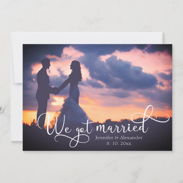 Anuncio Tenemos Una Foto Con Guión Casado (Anverso)